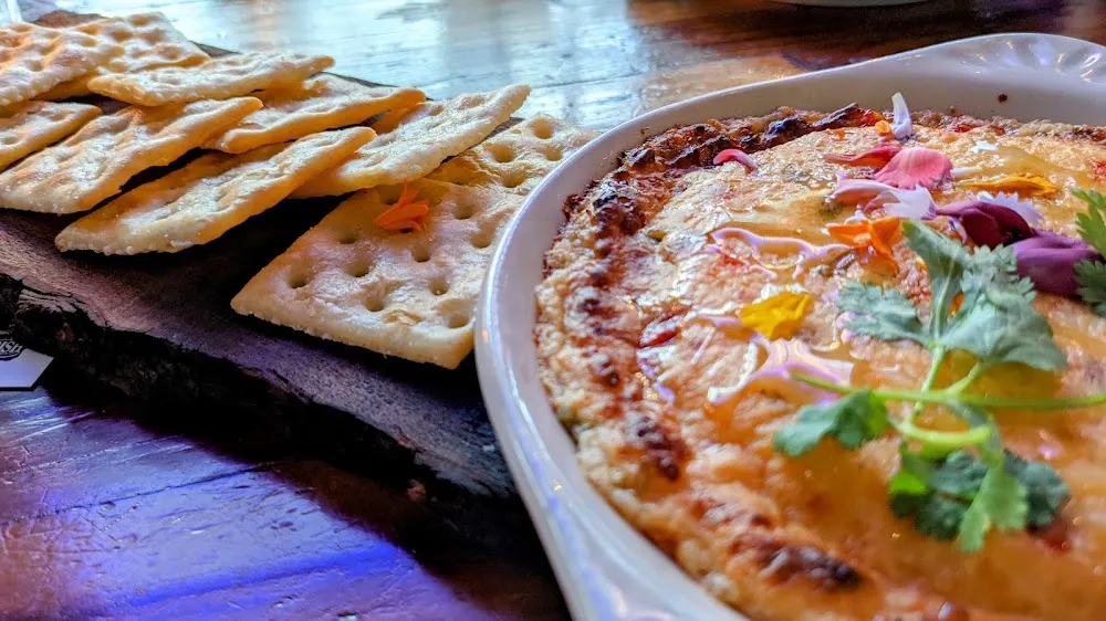 Pimento Cheese Dip with Local Honey and Tennessee Buttered Saltines