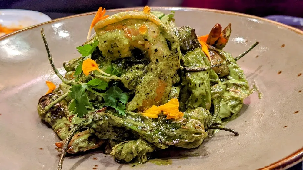 Shishitos & Shrimp